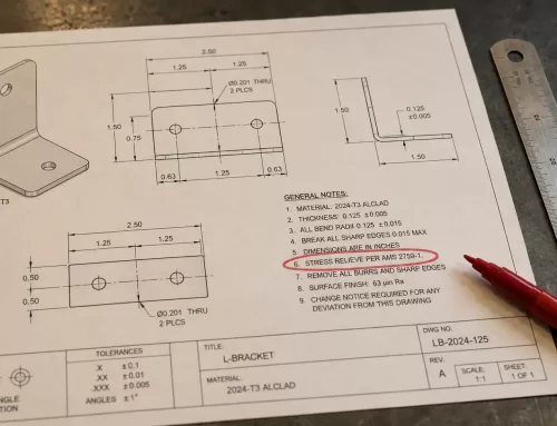 板金図面への熱処理指示の指定方法：5つの要件、例、よくある間違い