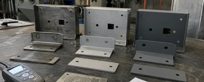 表面処理後に炭素鋼板金に塗布されたエポキシプライマー
