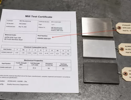 Mill Certificate
